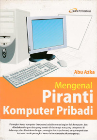 Mengenal Piranti Komputer Pribadi