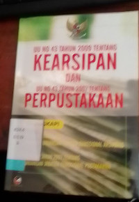 UU NO.43 Tahun 2007 Tentang  Perpustakaan