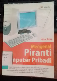 Mengenal Piranti Komputer Pribadi